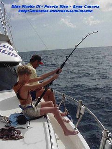hooked up Cavalier & Blue Marlin Sport Fishing Gran Canaria