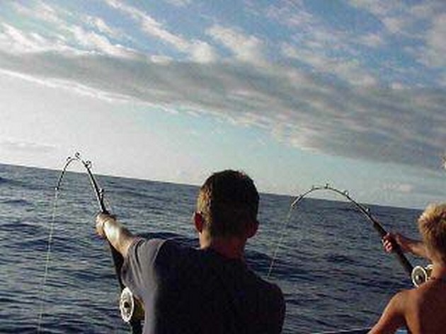 hooked up Cavalier & Blue Marlin Sport Fishing Gran Canaria