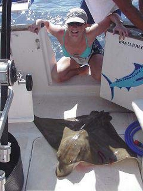 duckbill ray Cavalier & Blue Marlin Sport Fishing Gran Canaria