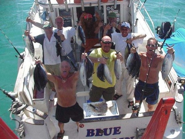 happy fishermen Cavalier & Blue Marlin Sport Fishing Gran Canaria