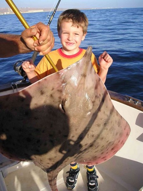 blonde ray Cavalier & Blue Marlin Sport Fishing Gran Canaria