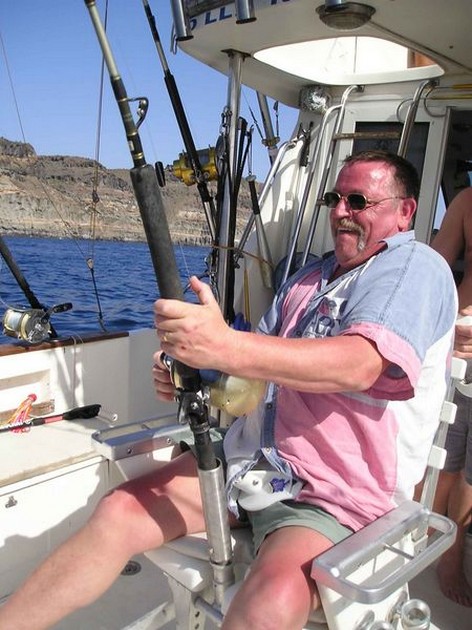 hooked up Cavalier & Blue Marlin Sport Fishing Gran Canaria