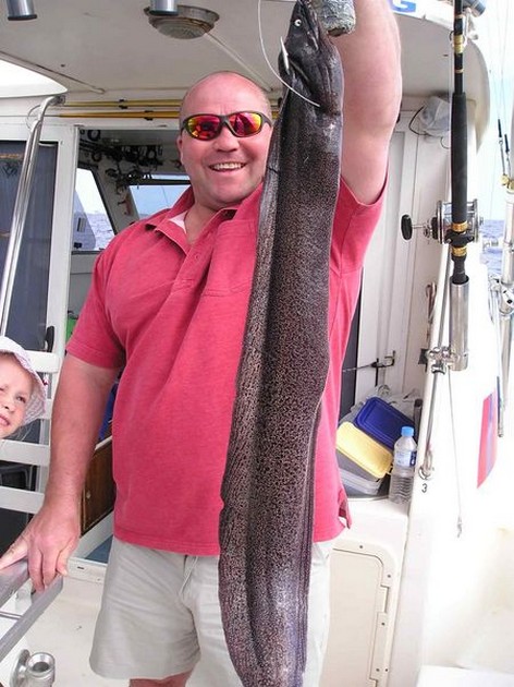 brown moray eel Cavalier & Blue Marlin Sport Fishing Gran Canaria