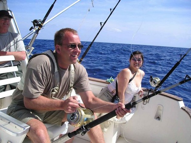 hooked up Cavalier & Blue Marlin Sport Fishing Gran Canaria