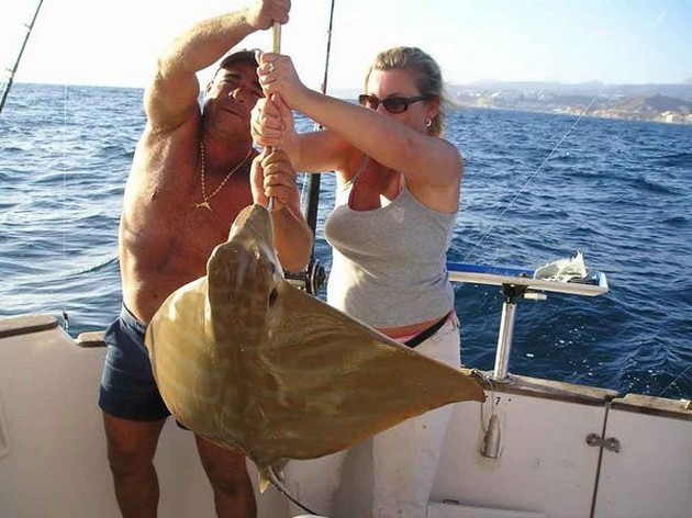 duckbill ray Cavalier & Blue Marlin Sport Fishing Gran Canaria