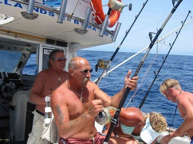 hooked up Cavalier & Blue Marlin Sport Fishing Gran Canaria