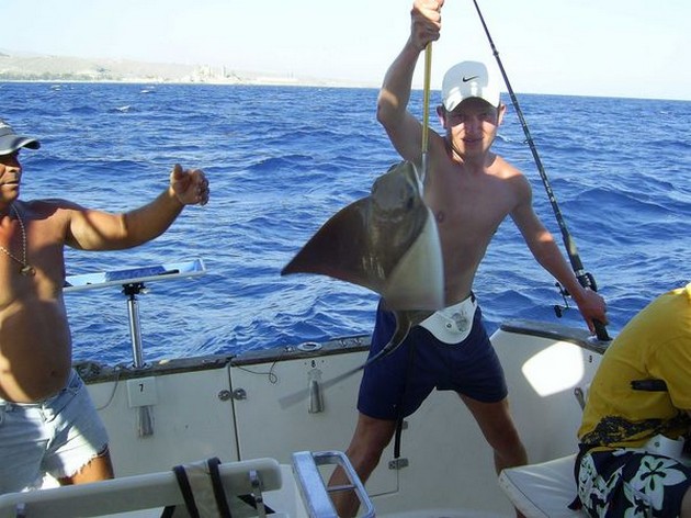 duckbill ray Cavalier & Blue Marlin Sport Fishing Gran Canaria