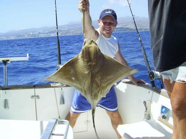 duckbill ray Cavalier & Blue Marlin Sport Fishing Gran Canaria