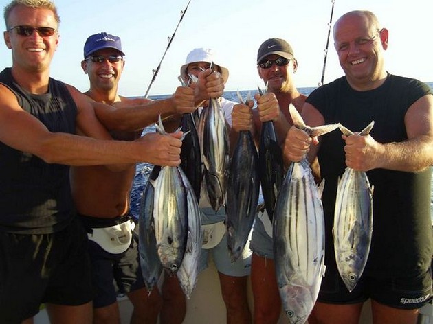 happy fishermen Cavalier & Blue Marlin Sport Fishing Gran Canaria