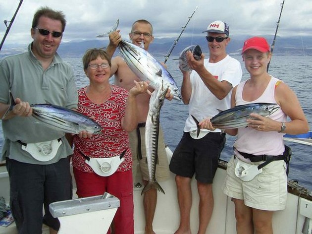 happy fishermen Cavalier & Blue Marlin Sport Fishing Gran Canaria