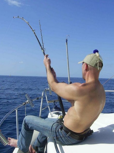 hooked up Cavalier & Blue Marlin Sport Fishing Gran Canaria