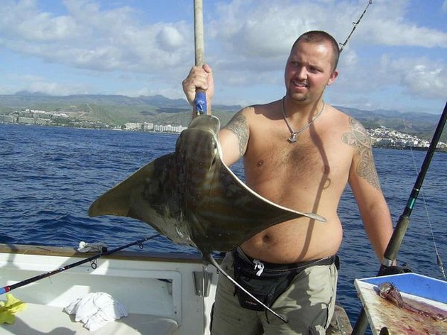 duckbill ray Cavalier & Blue Marlin Sport Fishing Gran Canaria
