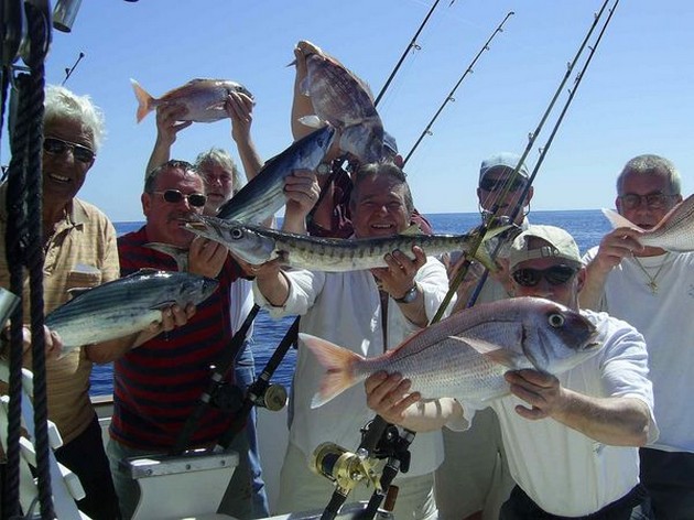 happy fishermen Cavalier & Blue Marlin Sport Fishing Gran Canaria