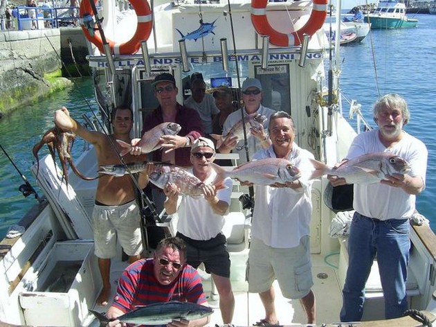 happy fishermen Cavalier & Blue Marlin Sport Fishing Gran Canaria