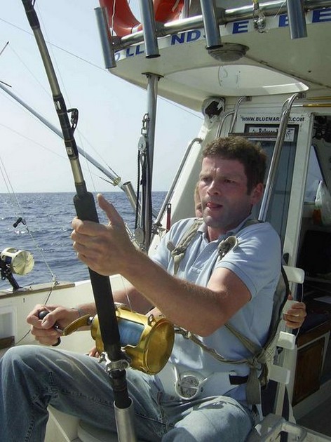 hooked up Cavalier & Blue Marlin Sport Fishing Gran Canaria
