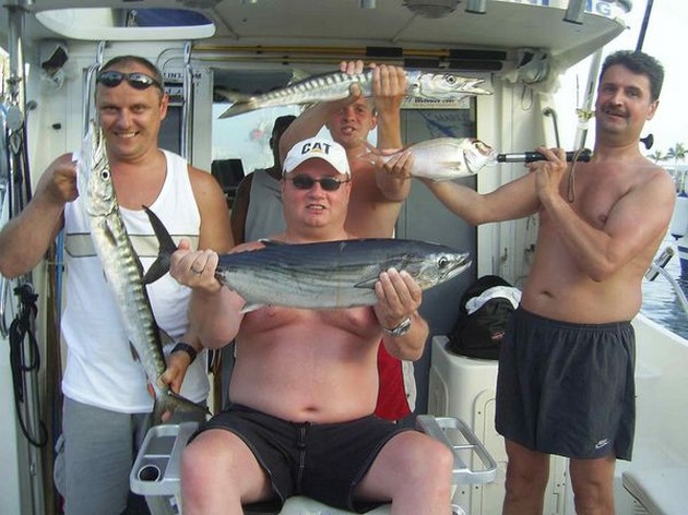 happy fishermen Cavalier & Blue Marlin Sport Fishing Gran Canaria