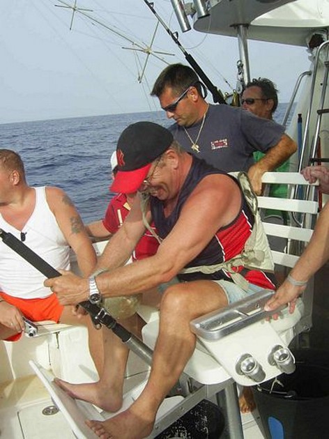 hooked up Cavalier & Blue Marlin Sport Fishing Gran Canaria