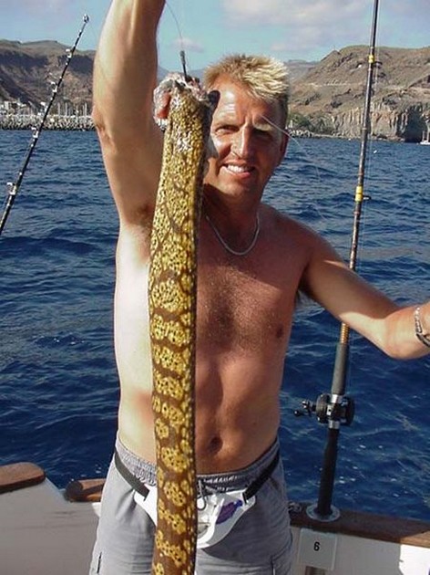 03/05 tiger moray Cavalier & Blue Marlin Sport Fishing Gran Canaria