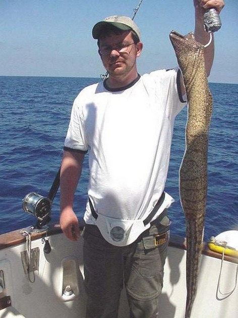 29/05 tiger moray Cavalier & Blue Marlin Sport Fishing Gran Canaria