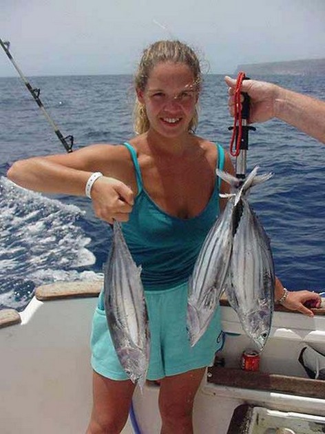 23/07 skipjack tuna Cavalier & Blue Marlin Sport Fishing Gran Canaria