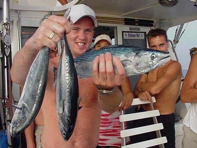 10/08 skipjack tuna Cavalier & Blue Marlin Sport Fishing Gran Canaria