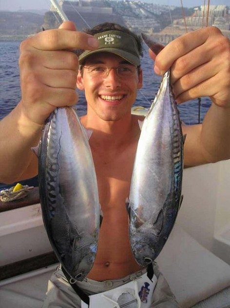 15/08 skipjack tuna Cavalier & Blue Marlin Sport Fishing Gran Canaria