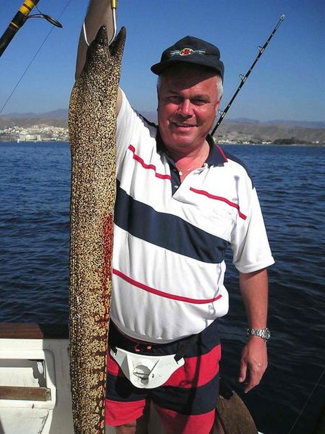 14/01 tiger moray Cavalier & Blue Marlin Sport Fishing Gran Canaria