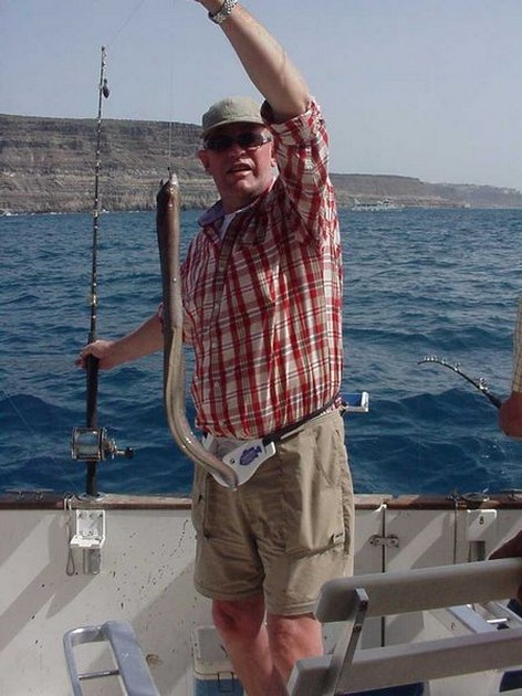 17/02 brown moray Cavalier & Blue Marlin Sport Fishing Gran Canaria