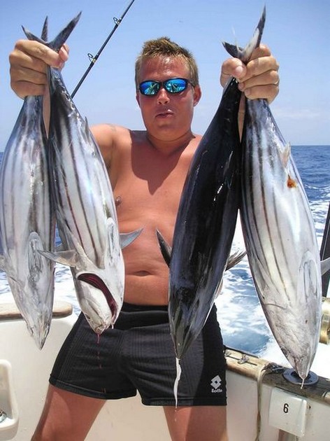 18/07 skipjack tuna Cavalier & Blue Marlin Sport Fishing Gran Canaria