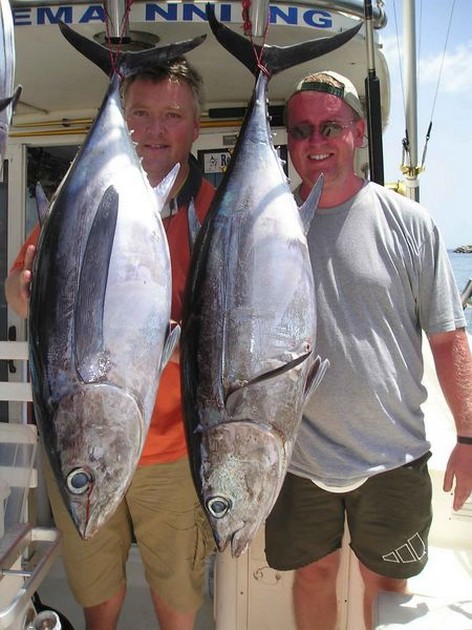 20/08 albacore & big eye tuna Cavalier & Blue Marlin Sport Fishing Gran Canaria