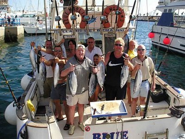 02/11 happy fishermen Cavalier & Blue Marlin Sport Fishing Gran Canaria