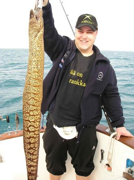 19/01 tiger moray Cavalier & Blue Marlin Sport Fishing Gran Canaria