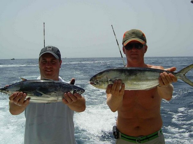 28/08 happy fishermen Cavalier & Blue Marlin Sport Fishing Gran Canaria
