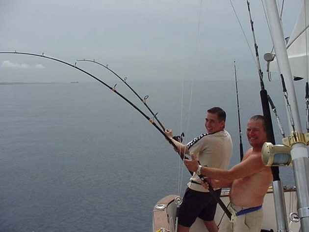 hooked up Cavalier & Blue Marlin Sport Fishing Gran Canaria