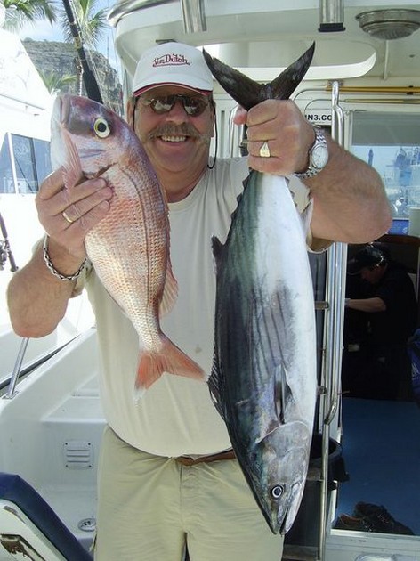 01/02 red snapper - atlantic bonito Cavalier & Blue Marlin Sport Fishing Gran Canaria