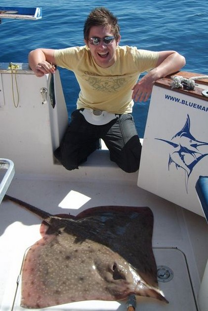 blonde ray Cavalier & Blue Marlin Sport Fishing Gran Canaria