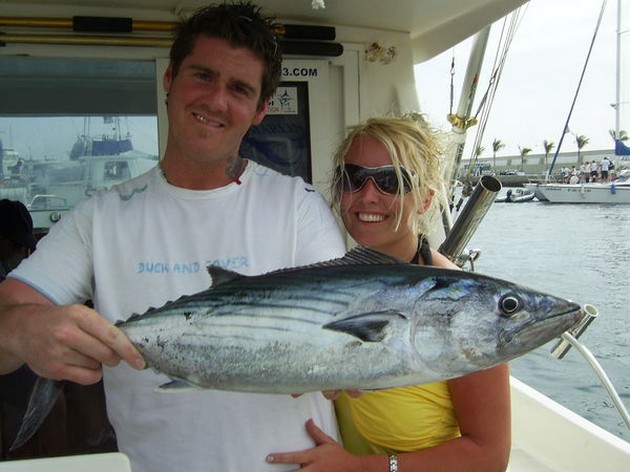 big smile Cavalier & Blue Marlin Sport Fishing Gran Canaria
