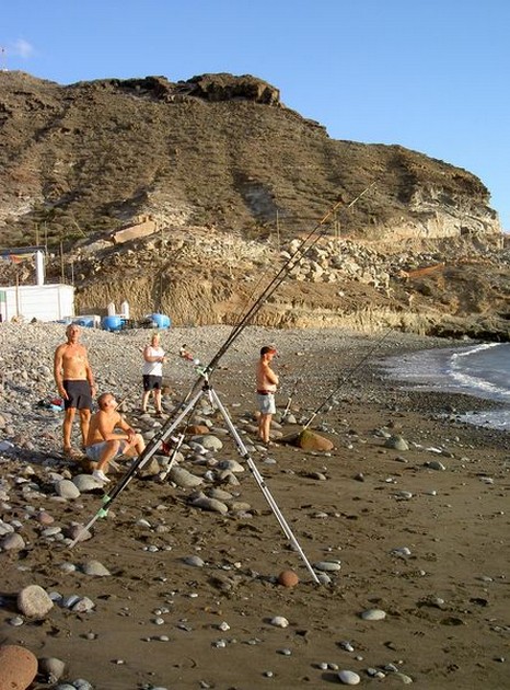 beach casting Cavalier & Blue Marlin Sport Fishing Gran Canaria