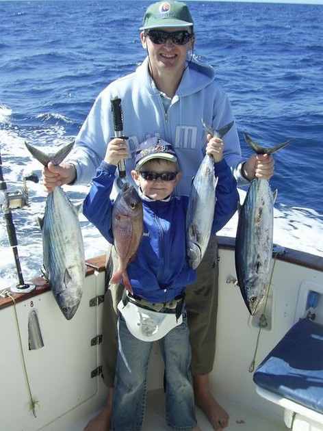 28/02 father & son Cavalier & Blue Marlin Sport Fishing Gran Canaria