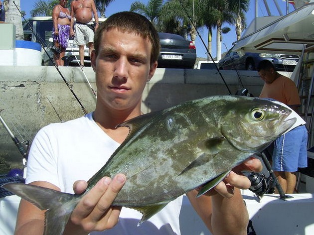 Hoy fue Christian Agger de Dinamarca quien atrapó - Pesca Deportiva Cavalier & Blue Marlin Gran Canaria