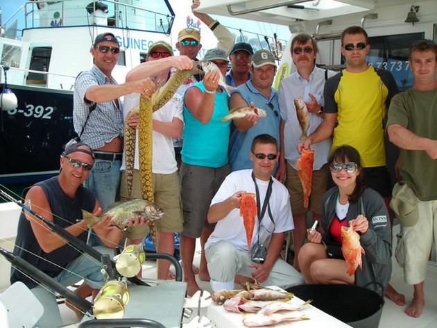 Because the trolling results from yesterday were very - Cavalier & Blue Marlin Sport Fishing Gran Canaria