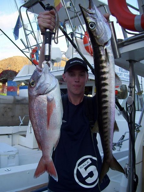 red snapper - baracuda Cavalier & Blue Marlin Sport Fishing Gran Canaria