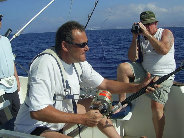 hooked up Cavalier & Blue Marlin Sport Fishing Gran Canaria