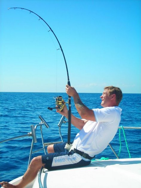 hooked up Cavalier & Blue Marlin Sport Fishing Gran Canaria