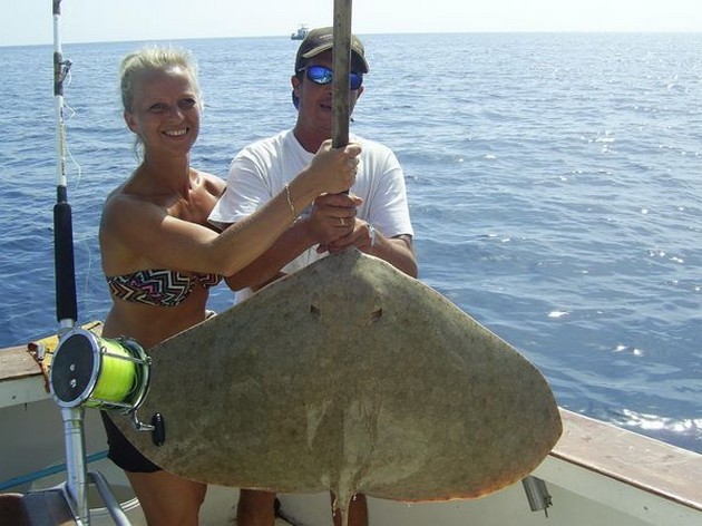 25/10 butterfly ray Cavalier & Blue Marlin Sport Fishing Gran Canaria