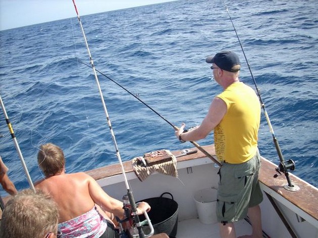 Puerto Rico 20 November 18.00 uurGESTREEPT LOODSMANNETJEVandaag - Cavalier & Blue Marlin Sport Fishing Gran Canaria