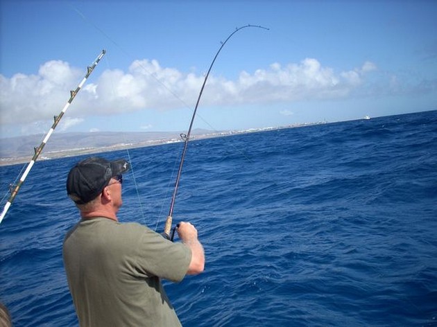 Puerto Rico 21 November 16.30 uurHARDE WINDWegens de Cavalier & Blue Marlin Sport Fishing Gran Canaria