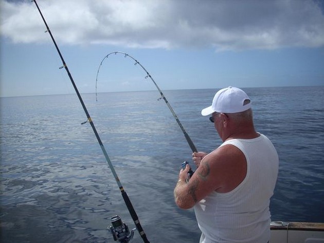 Puerto Rico 16.00 uur<br>RONDE PIJLSTAARTROG<br><br>Het is vandaag - Cavalier & Blue Marlin Sport Fishing Gran Canaria