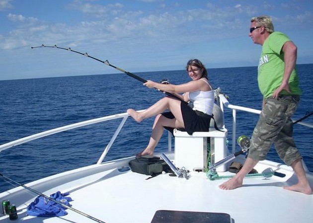 Puerto Rico 17.45 uur<br>RED SNAPPERS<br><br>Bij een winstille - Cavalier & Blue Marlin Sport Fishing Gran Canaria