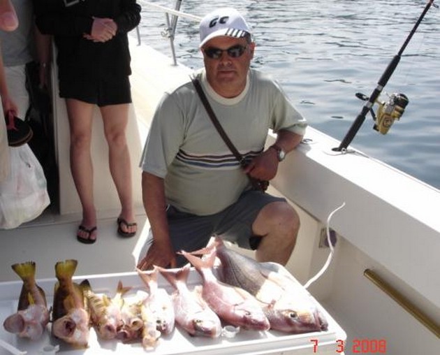 Puerto Rico 18.30 horas RED SNAPPERS Las capturas - Cavalier & Blue Marlin Sport Fishing Gran Canaria